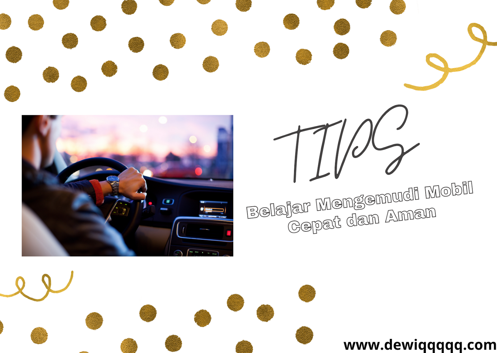 Tips Belajar Mengemudi Mobil