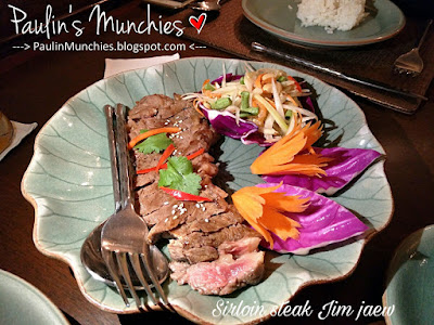 Paulin's Muchies - Bangkok: Baan Khanitha Thai Cuisine at Sukhumvit - Sirloin steak Jim Jaew