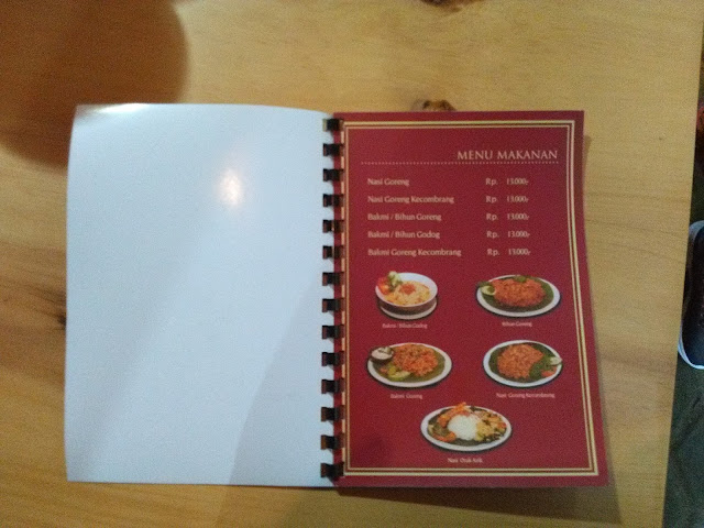 Daftar Menu Kedai Nyah Tan Li