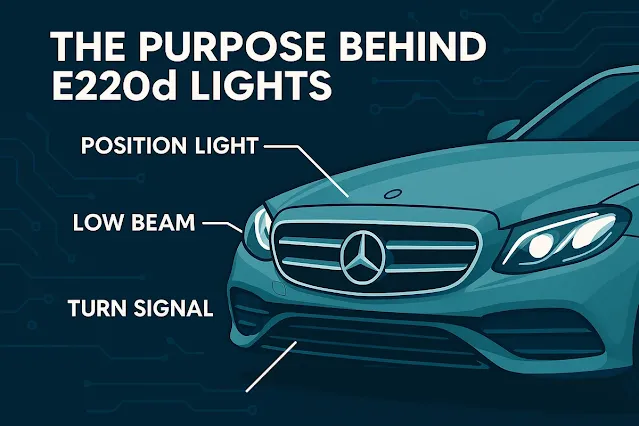 ベンツE220dのポジションランプとは？その役割と重要性