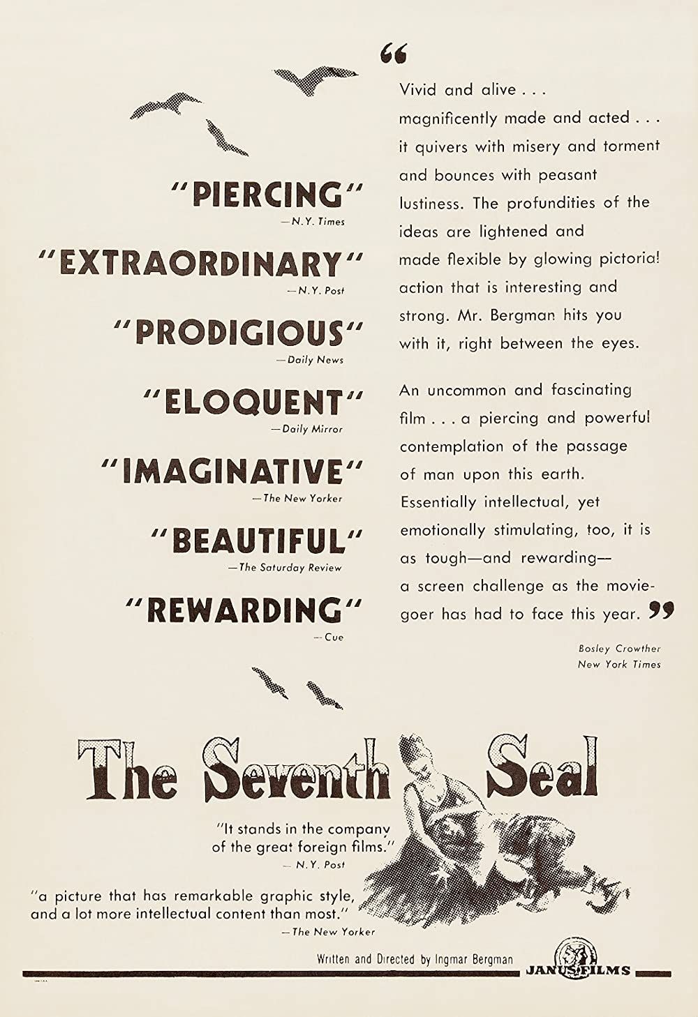 Rangkuman dan Ulasan Film The Seventh Seal