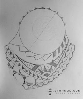 polynesian tatou design turtle shell