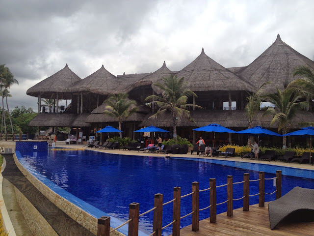 swimming pool at Bellevue Resort and Hotel in Panglao, Bohol, Philippines.