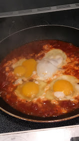 eggs in salsa | gluten free for Shakshookah at www.realfoodblogger.com