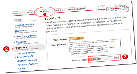 การทำ Feedcount