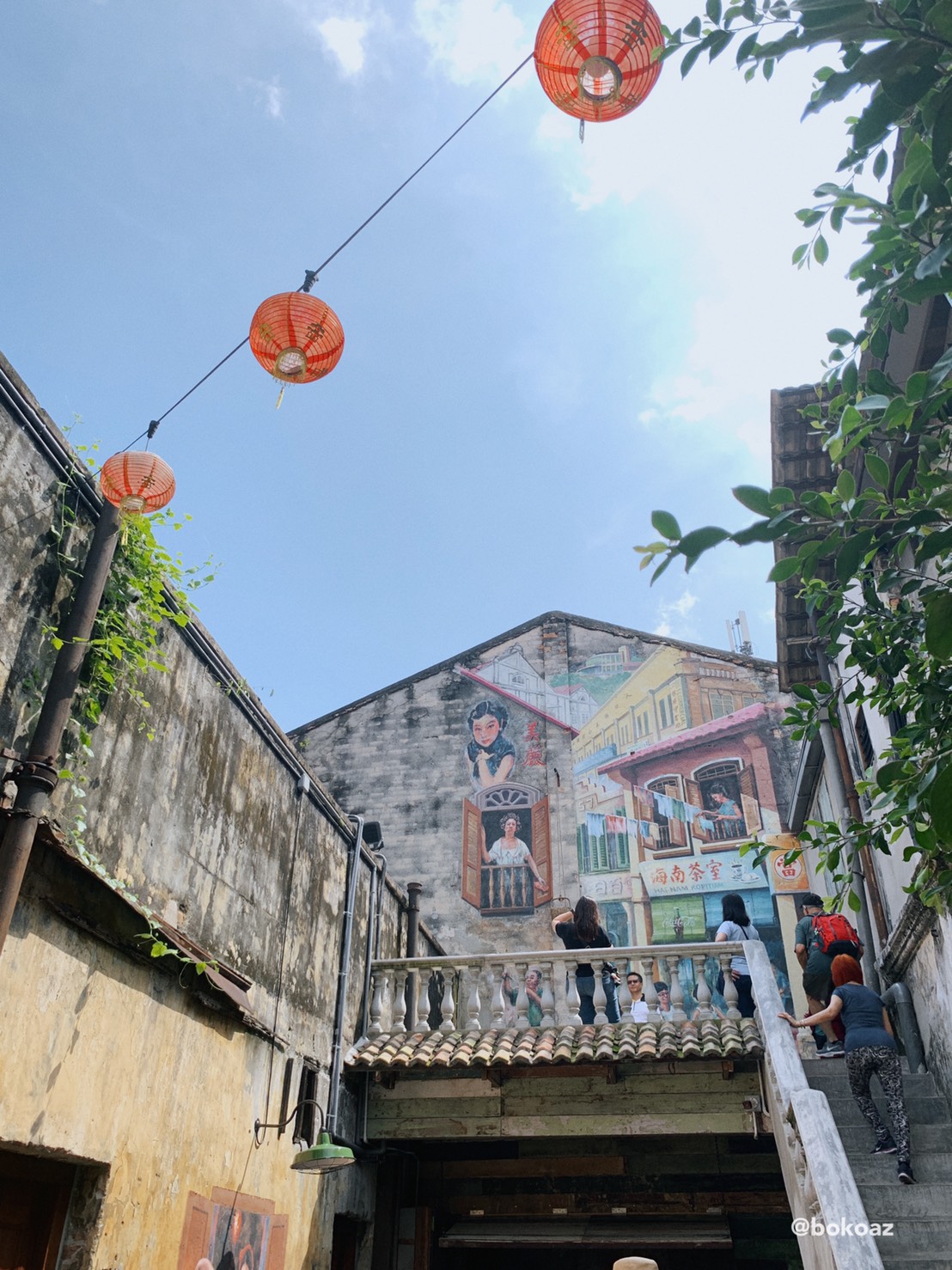 Landlady mural at kwai chai hong 