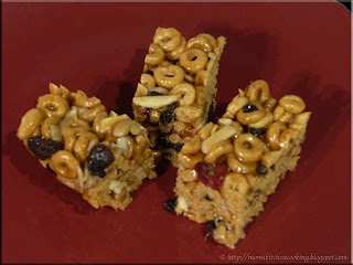 banana nut cheerios energy bars