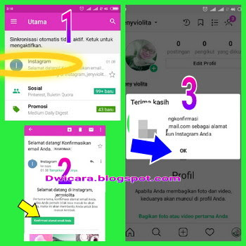 cara mendaftar instagram baru