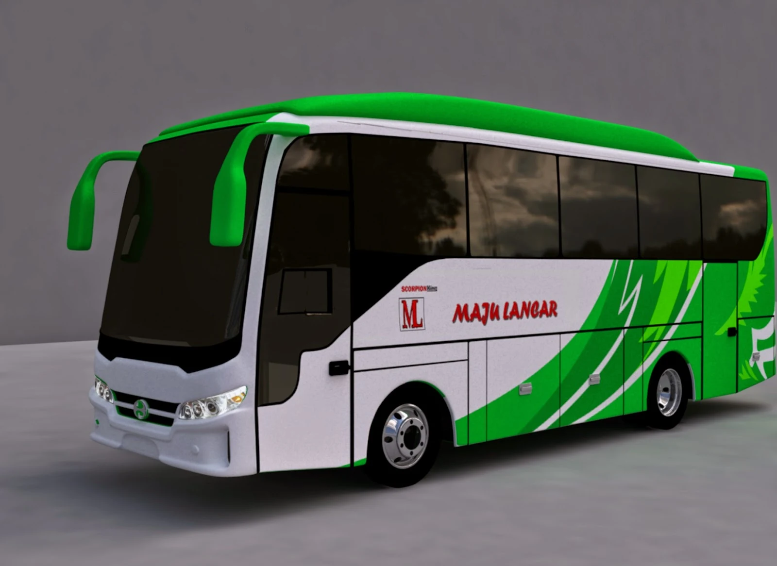 Design bus BEAT MD PO Maju Lancar