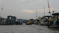 Mercado flotante, Delta del Mekong - Vietnam.