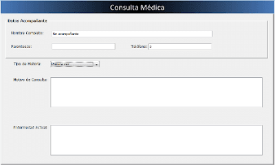 Formulario "Consulta Médica".