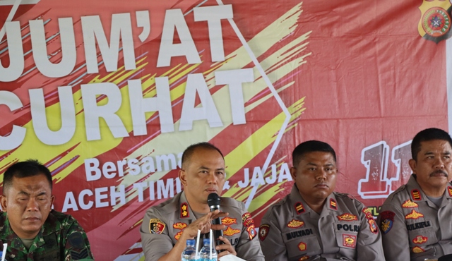 Warga Nurussalam Curhat Marak Peredaran Narkoba, Ini Solusi Kapolres Aceh Timur