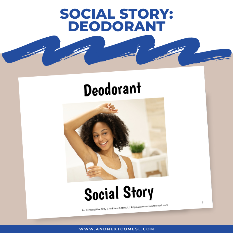 Deodorant social story