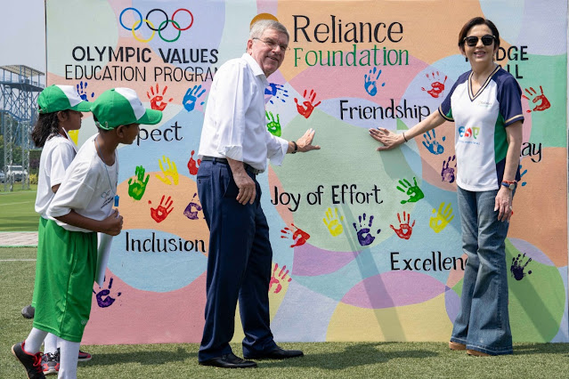 சர்வதேச ஒலிம்பிக் கமிட்டியுடன் ரிலையன்ஸ் பவுண்டேஷன் ஒப்பந்தம் / Reliance Foundation Agreement with International Olympic Committee