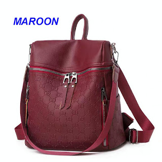 TAS RANSEL WANITA IMPORT BATAM TERBARU TAS PUNGGUNG CEWEK FASHION KULIT MURAH VP4605FS# SEMI PREMIUM