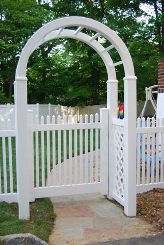 Bamboo Arbor With Gate4