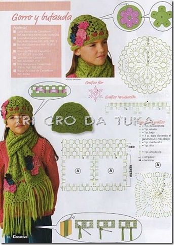 gorro e cachecol