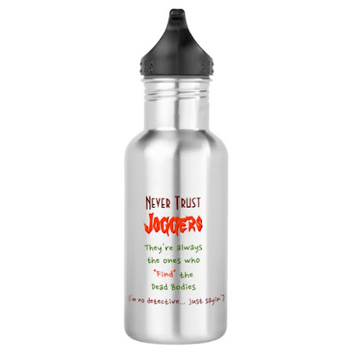 Never Trust Joggers.. | Funny Water Bottle
