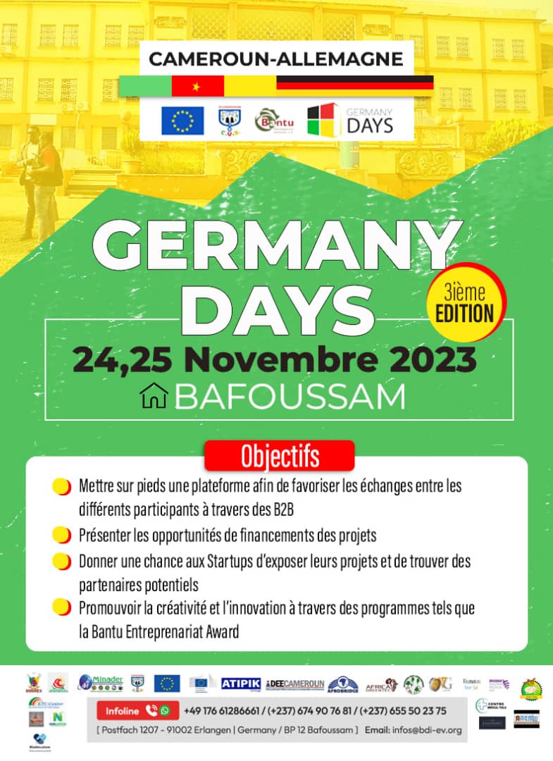 Participez a la 3e édition des journées allemandes dénommés Germany Days.
