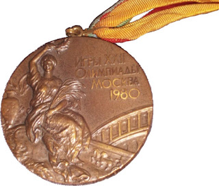 Bronze medal, medalla bronce, JJ.OO., Moscú 1980, Moscow 1980,