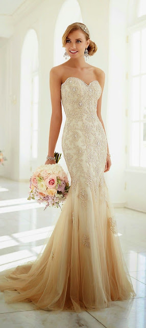 magnificent-ombre-wedding-dress-ombre-gold-lace-strapless-mermaid-with-pearl