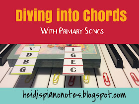 Teaching Piano Chords I and V Tonic and Dominant Chord Songs Primary Songs