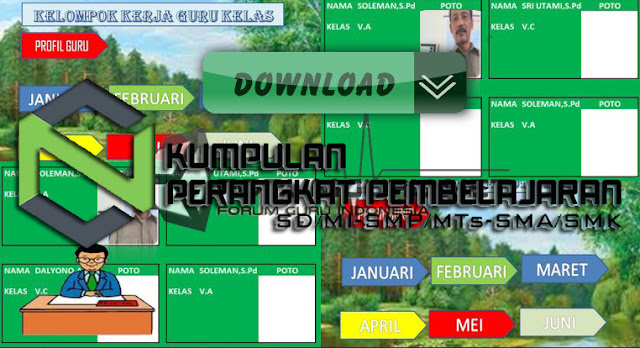 Aplikasi Administrasi KKG Excel Full Version