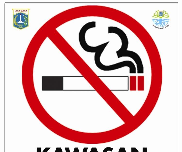 poster kampanye kawasan dilarang merokok