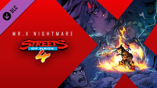 streets of rage 4 mr. x nightmare dlc release estel aguirre max thunder shiva survival mode gameplay classic side-scrolling beat 'em up pc steam ps4 switch xb1 xbox game pass dotemu guard crush games lizardcube sega