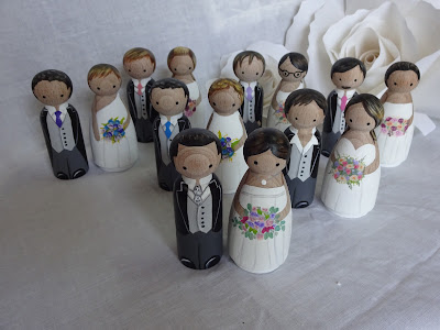 muñecos para pastel de bodas