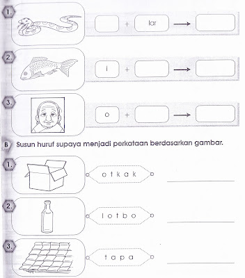 KSSR Bahasa Malaysia Tahun 1: Latihan Suku Kata (2)