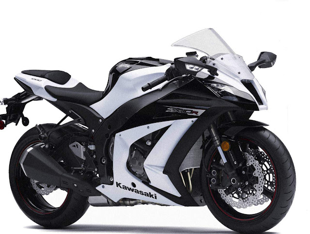  Kawasaki ZX-10 white and black color limited edition