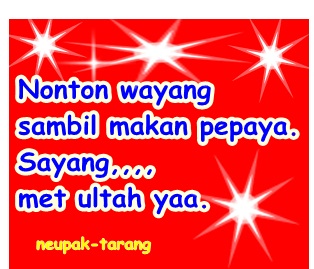 Kumpulan Pantun Ucapan Selamat Ulang Tahun Lucu Gokil