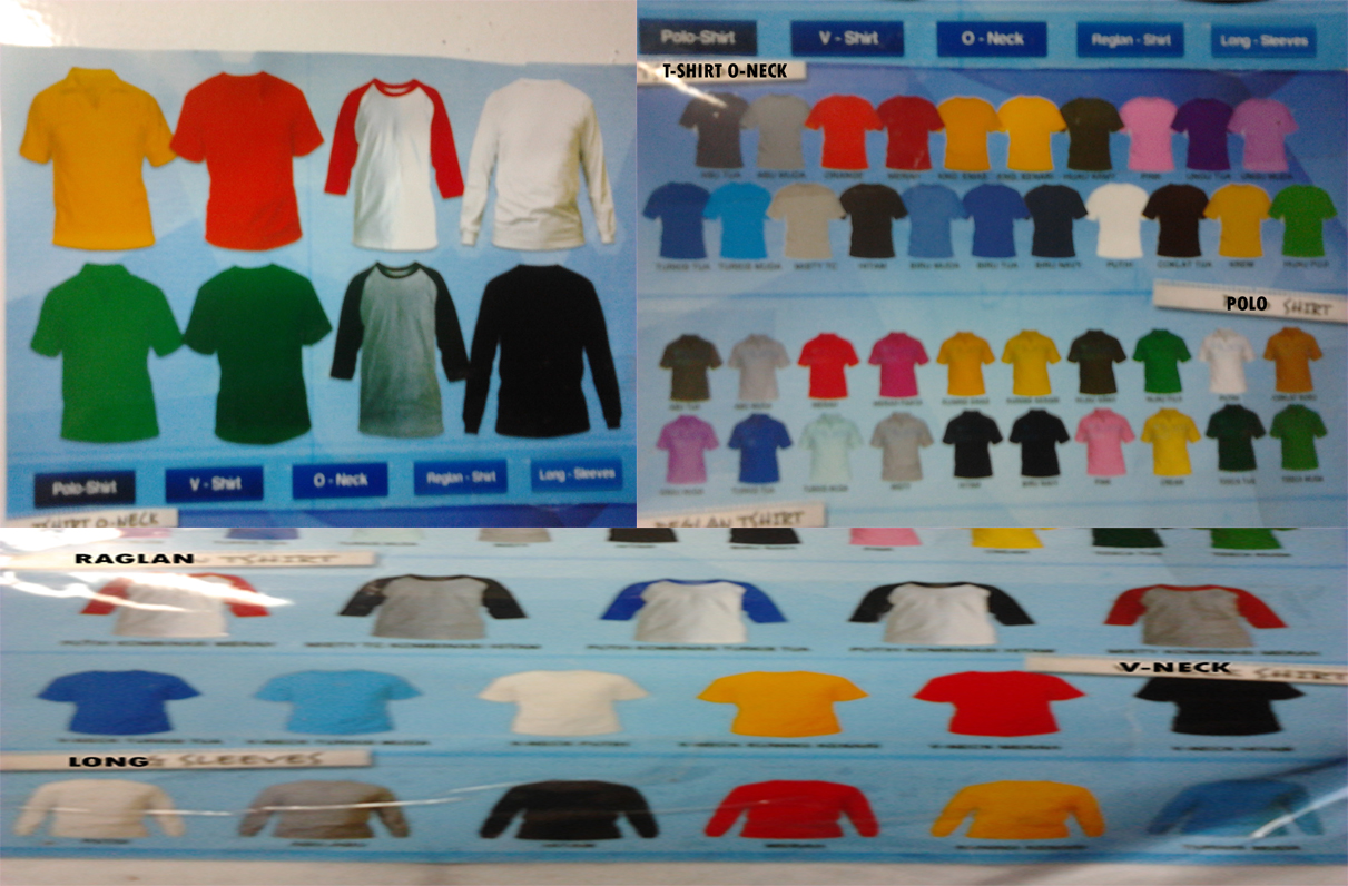  CATALOG  T SHIRT JUAL KAOS  POLOS  SIAP CETAK SABLON KAOS  