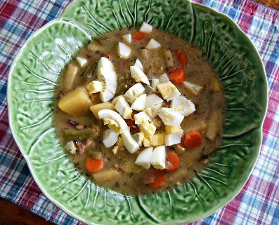 Green Bean Soup, frugal, delicious and easy.