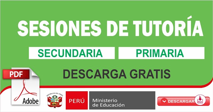 Sesiones de Tutoría Primaria y Secundaria 2022