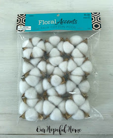 Floral Accents faux cotton pods