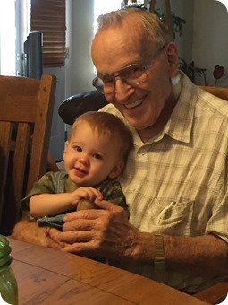 Time with Great Grandpa Paul