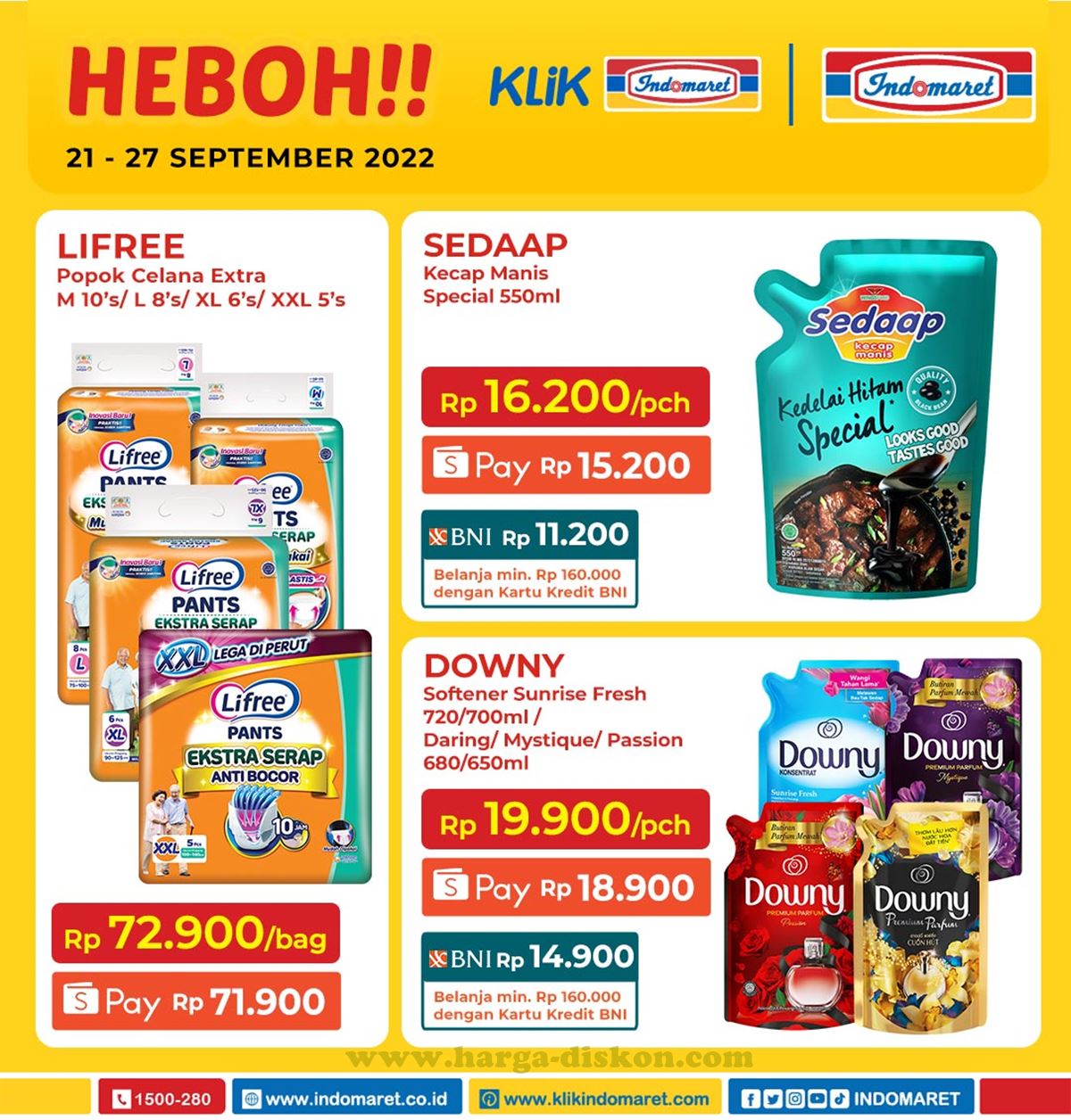 Promo Heboh INDOMARET dan Product of The Week 21 - 27 September 2022