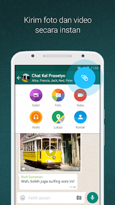 Install Aplication WhatsApp Messenger V2.16.57 APK