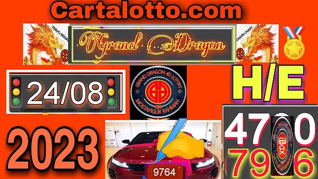 GDL [VIP H/E] Thursday Chart 24 August 2023 |Carta Lotto