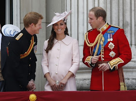 Kate Middleton with Prince William & Prince Henry