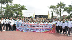 Kapolda Lepas Kontingen Inkanas Sumut ke Kejurnas