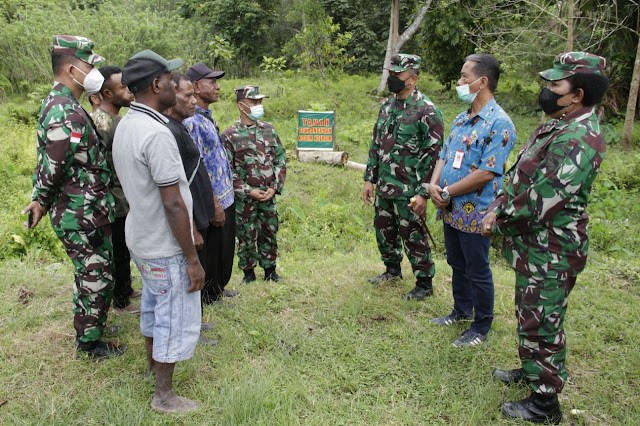 Brigjen TNI Izak Pangemanan Tinjau BKO dan Lahan Kodim Baru di Keerom