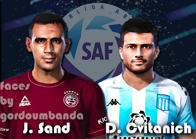 PES 2020 Faces José Sand & Darío Cvitanich by Gordoumbanda