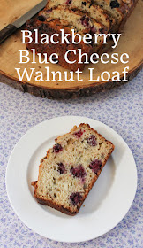 Food Lust People Love: Slightly sweet with a just touch of honey, each bite of this blackberry walnut blue cheese loaf is delightful mix of salty and fruity and nutty. It’s especially lovely toasted. 