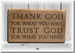Trust God