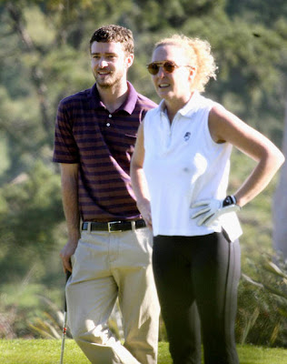 Justin Timberlake and Mom goes golfing once again