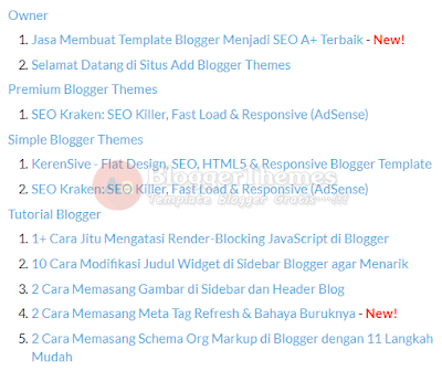 Cara Membuat Sitemap Blog Sederhana Fast Loading