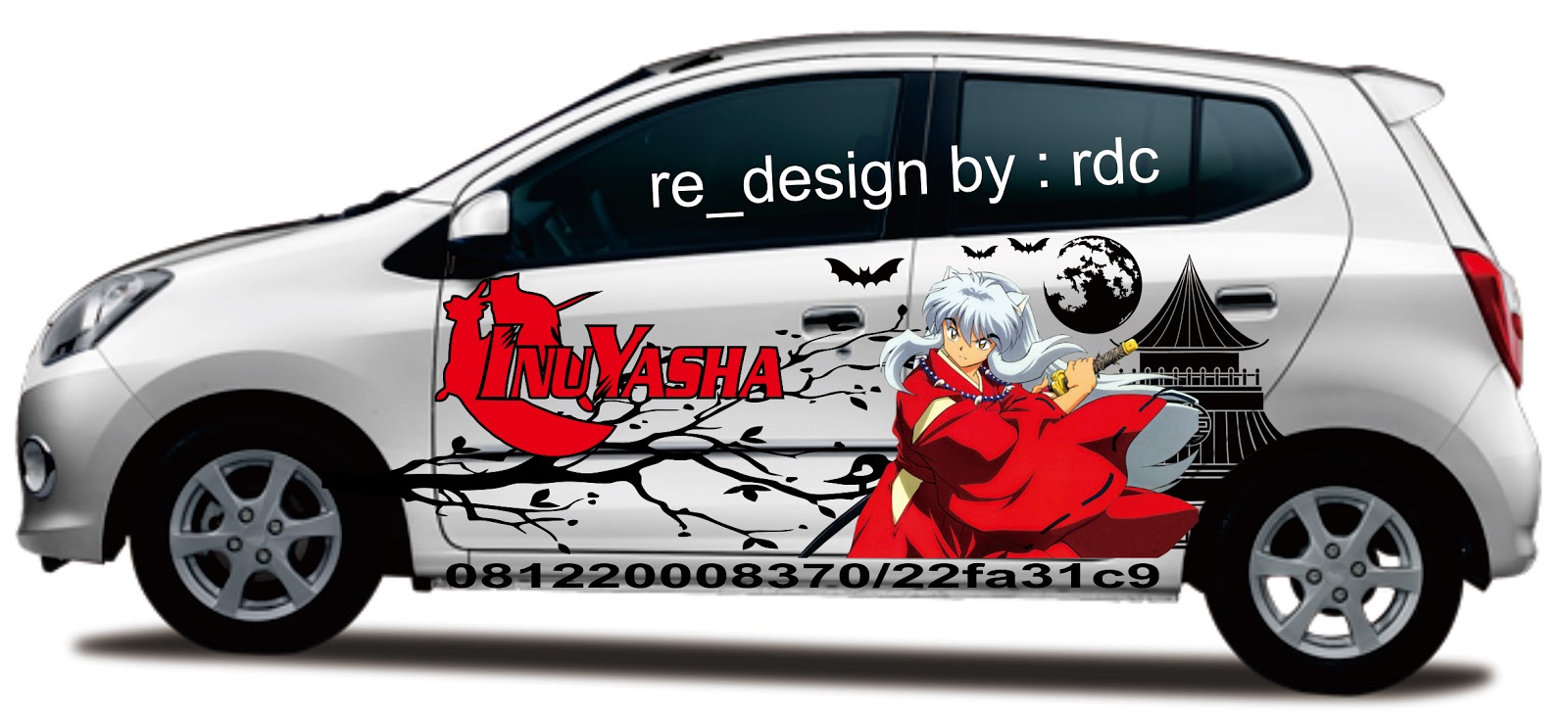 RDC Cutting Sticker Modifikasi Sticker Mobil Dengan Tema Animasi